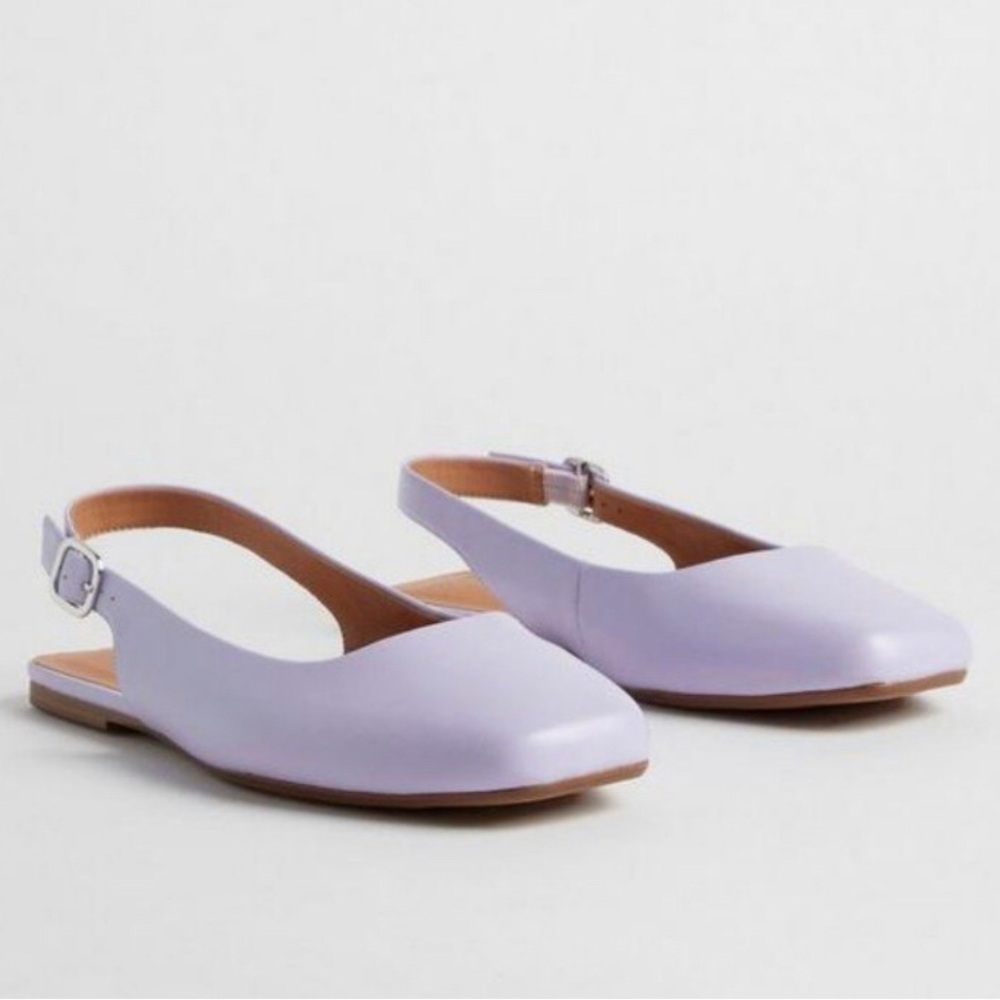 torrid Lavender Pointed Slingback Flats